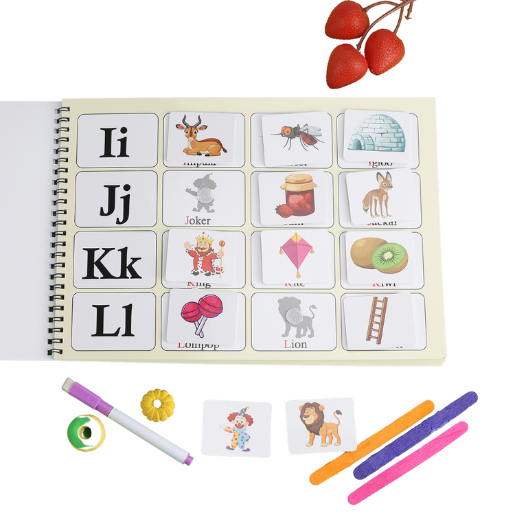 Numbers and Alphabets Combo Binders