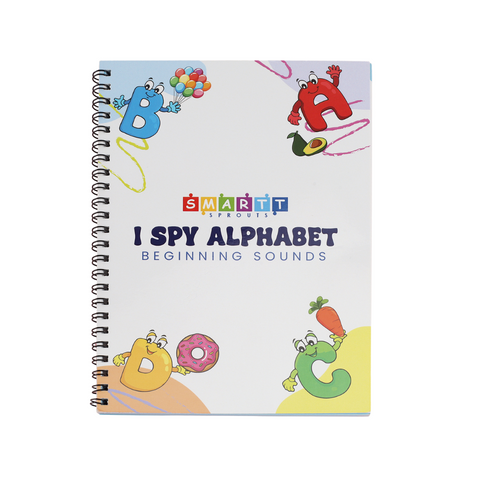 Smarttsprouts - I Spy Alphabet Book with odd one out activity for preschoolers