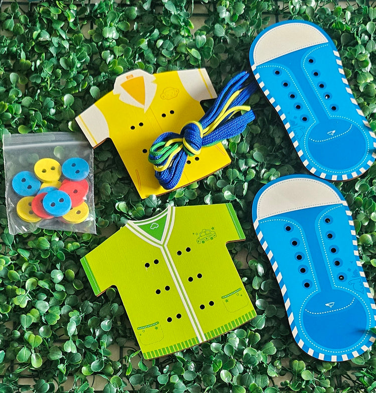 Wooden Lacing Game