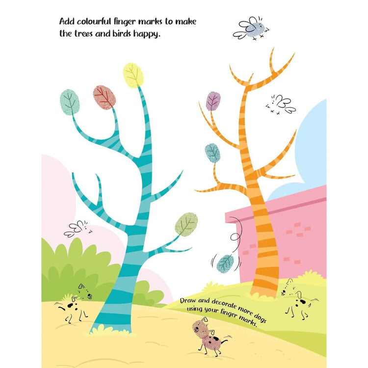 Fingerprint art- Garden