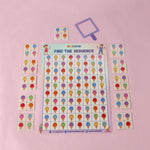 Smarttsprouts - Find the sequence preschool matching worksheets | colors and patterns activity for kids