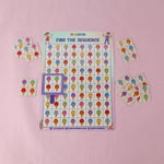 Smarttsprouts - Find the sequence preschool matching worksheets | colors and patterns activity for kids