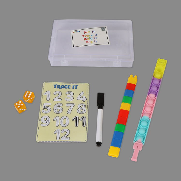 Dice it, Roll it, Pop it, Build It Game