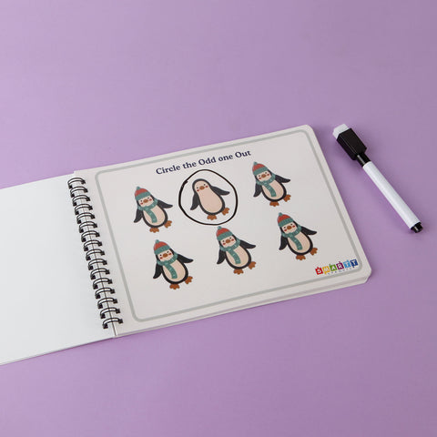 Smarttsprouts - I Spy Alphabet Book with odd one out activity for preschoolers