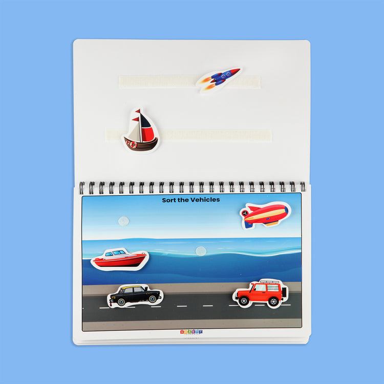 Set of 3 Binders (Animals, Fruits and Transport)