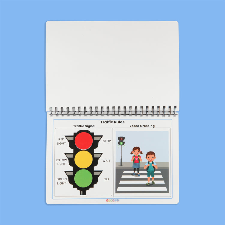 Set of 3 Binders (Animals, Fruits and Transport)