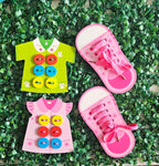 Wooden Lacing Game
