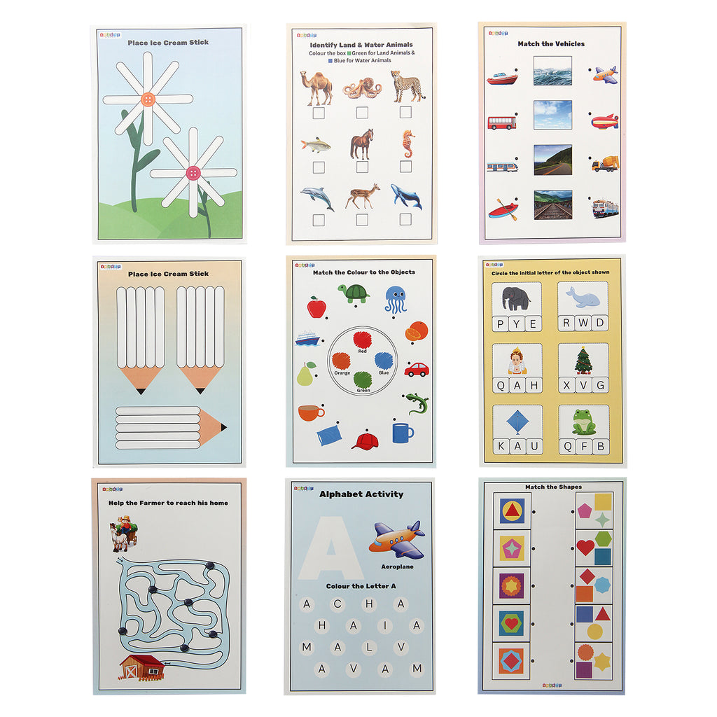 Screen Free Worksheets