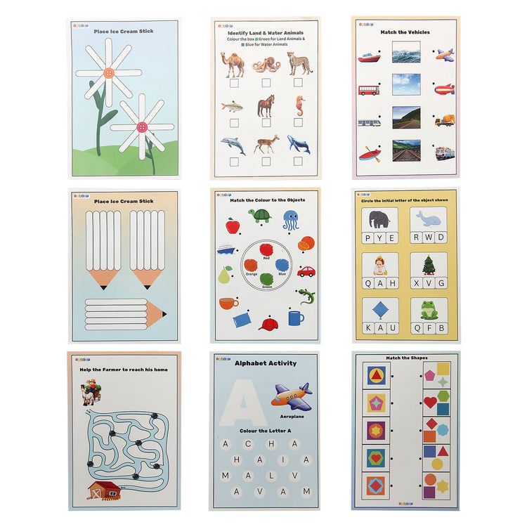 Screen Free Worksheets