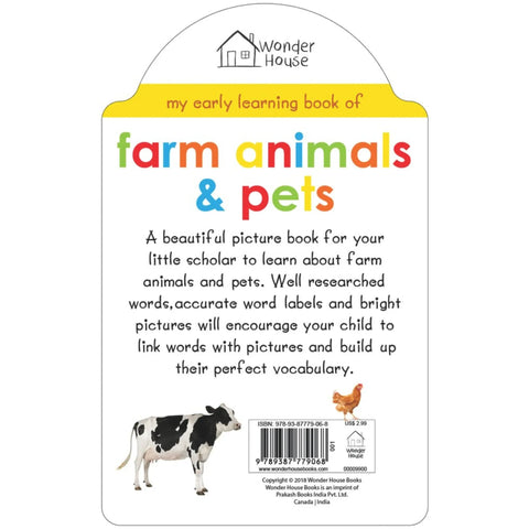 My Early Learning Book of - farm animals and pets