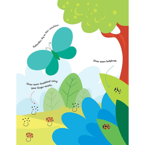 Fingerprint art- Garden
