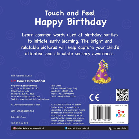 Touch and Feel - Happy birthday.