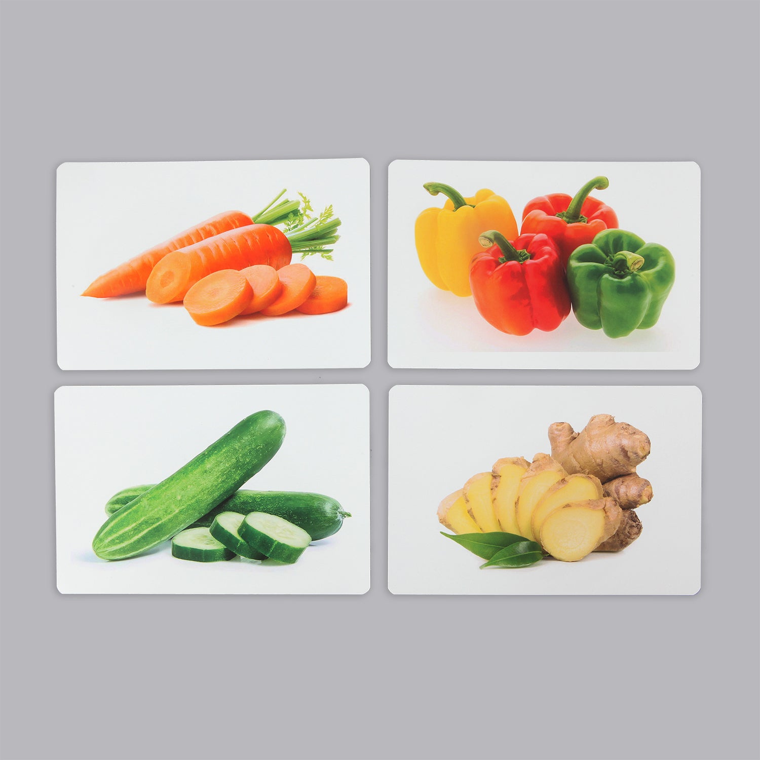 Vegetables Flash Cards