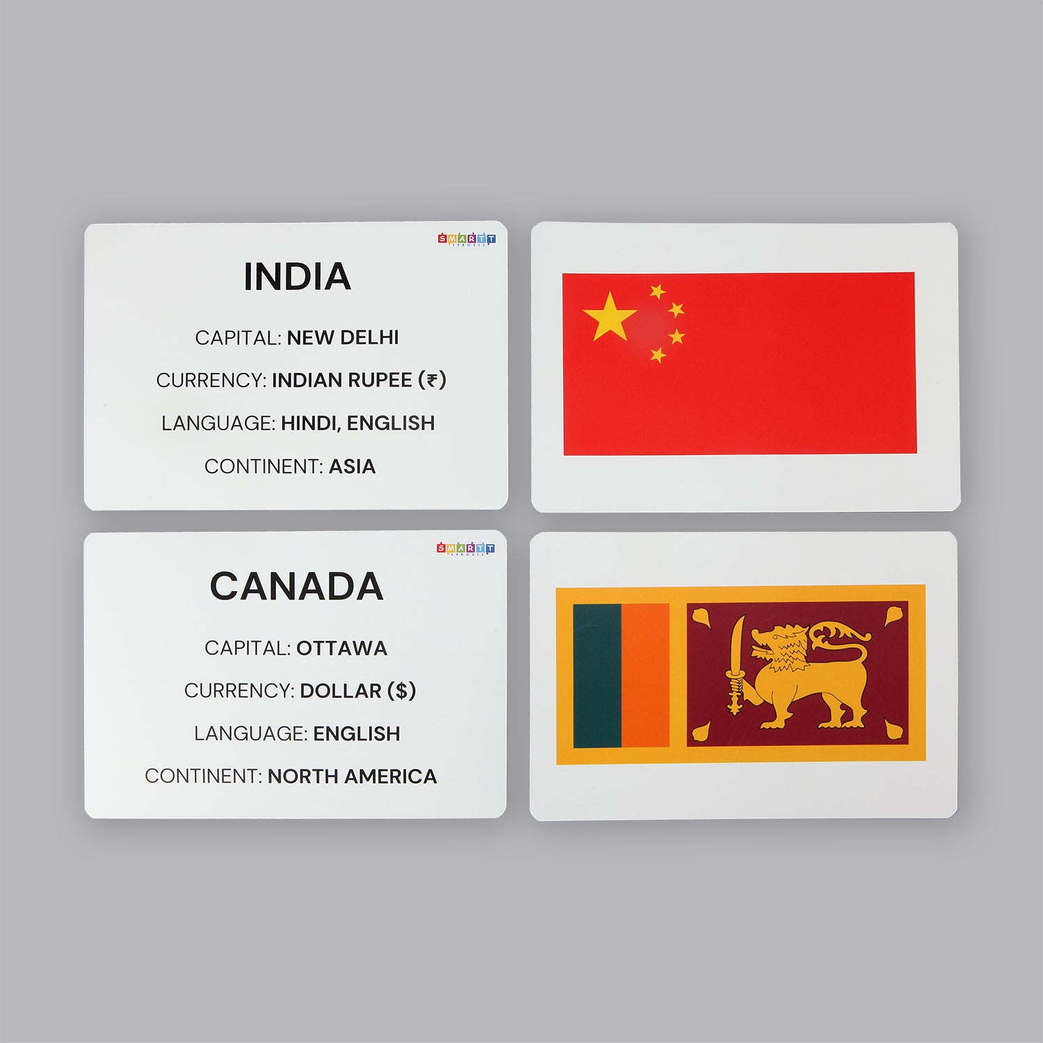 Flags Flash Cards